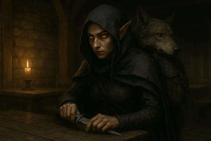 Local de RPG Elara, a Caçadora Misteriosa