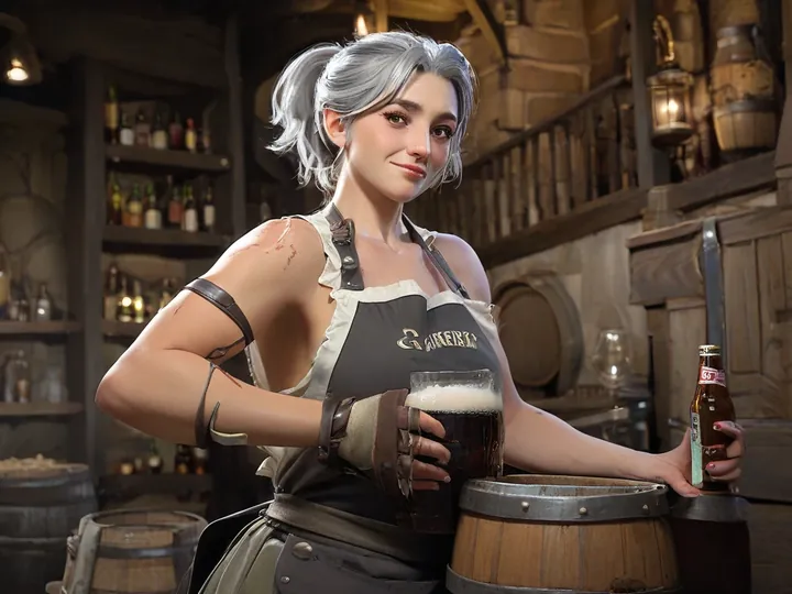 Local de RPG Hilda, a Taverneira com Cicatriz