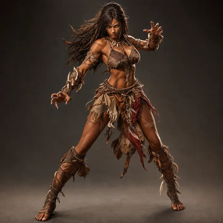 Personagem Kaya "Garra Selvagem"