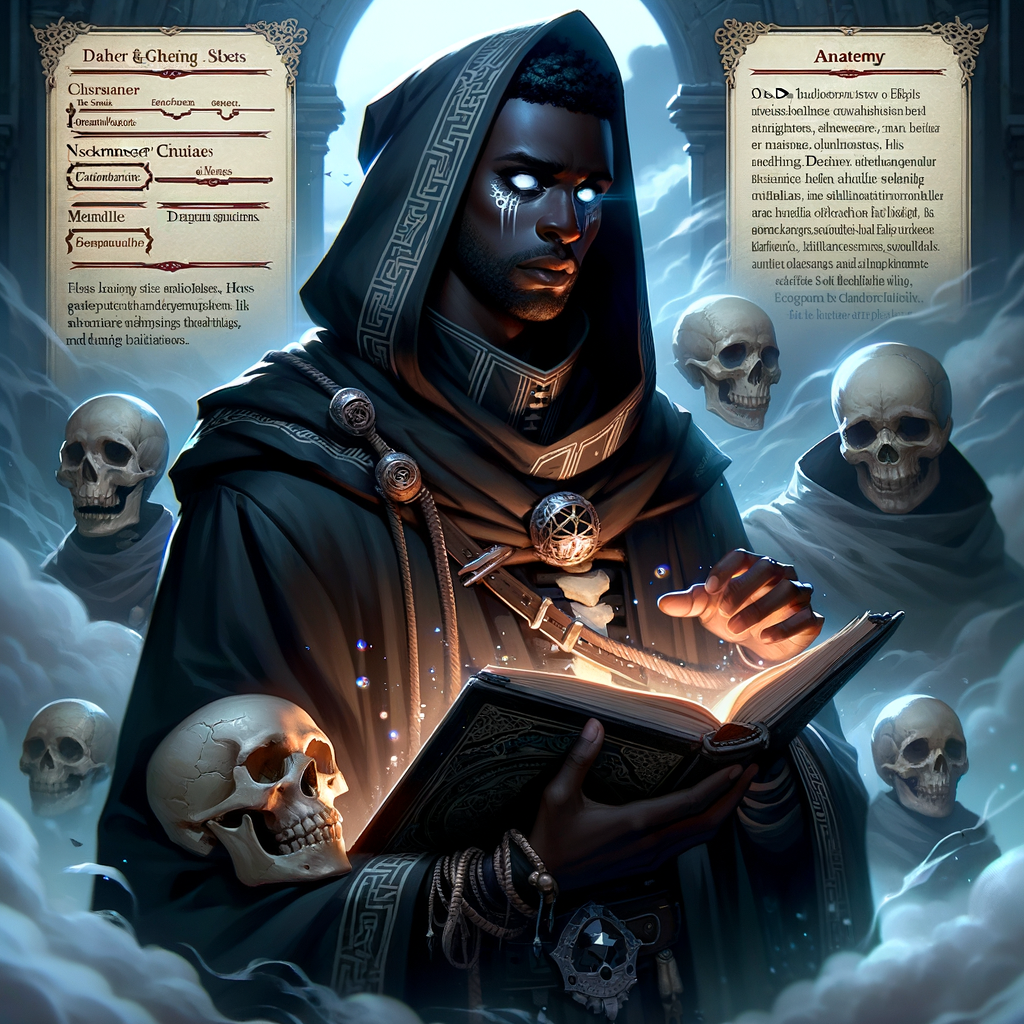 Personagem de RPG Wesley alegre
